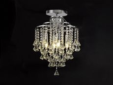 Inina 40cm Ceiling 4 Light E14 Polished Chrome/Crystal
