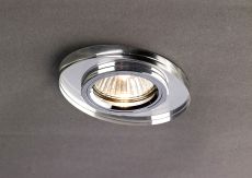 Crystal Downlight Oval Rim Only Clear, IL30800 REQUIRED TO COMPLETE THE ITEM, Cut Out: 62mm