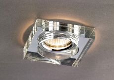Crystal Downlight Deep Square Rim Only Clear, IL30800 REQUIRED TO COMPLETE THE ITEM, Cut Out: 62mm