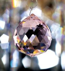 Crystal Sphere Without Ring Lilac 40mm