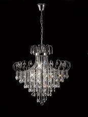 Rosina Pendant 8 Light G9 Polished Chrome/Crystal Item Weight: 21kg