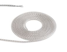 Cavo 1m Clear Twisted 2 Core 0.75mm Cable VDE Approved (qty ordered will be supplied as one continuous length)
