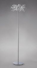 Savanna Floor Lamp 3 Light G9 Polished Chrome/Crystal, NOT LED/CFL Compatible