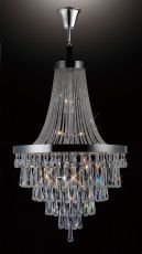 Sophia Pendant 17 Light E14 Polished Chrome/Crystal Item Weight: 31.5kg