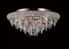 Alexandra Ceiling 7 Light E14 Polished Chrome/Crystal