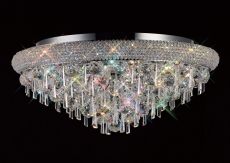 Alexandra Ceiling 9 Light E14 Polished Chrome/Crystal