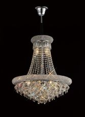 Alexandra 59cm Pendant 13 Light E14 Polished Chrome/Crystal Item Weight: 18.2kg
