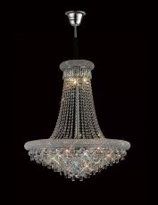 Alexandra Pendant 18 Light E14 Polished Chrome/Crystal Item Weight: 27kg