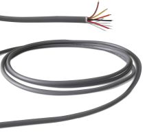 Cavo 1m 24AWG/0.5mm 5 Core Grey Cable Suitable For Wiring RGBW And Other Control Signals (qty ordered will be supplied as one continuous length)