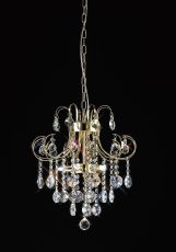 Rosina Pendant 5 Light G9 French Gold/Crystal