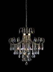 Rosina 48cm Pendant 6 Light G9 French Gold/Crystal