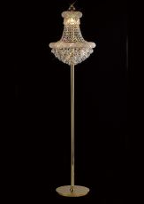 Alexandra Floor Lamp 6 Light E14 Gold/Crystal, Item Weight: 19.03kg