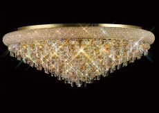 Alexandra Ceiling 18 Light E14 Gold/Crystal Item Weight: 37.3kg