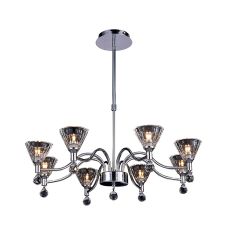 Neptune Pendant Round 8 Light G9 Polished Chrome