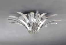 Sinclair Flush Ceiling 4 Light G9 Polished Chrome