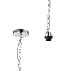 Kudo 12cm Electrical 1 Light Pendant Polished Chrome (Maximum Load 5kg)