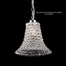 Kudo Crystal Cone Non-Electric SHADE ONLY Polished Chrome/Crystal