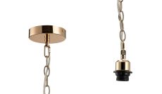 Kudo 12cm Electrical 1 Light Pendant E27 French Gold (Maximum Load 5kg)