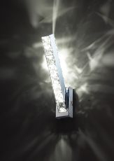 Galaxy Vertical Wall Lamp 3W LED 6000K Polished Chrome/Crystal