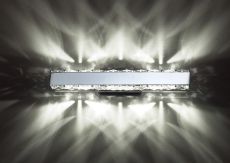Galaxy Horizontal Wall Lamp 3W LED 6000K Polished Chrome/Crystal