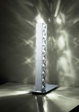 Galaxy Crystal Table Lamp 3W LED 6000K Polished Chrome