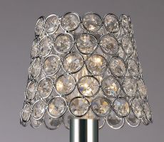 Clip On Crystal Ring Shade Polished Chrome