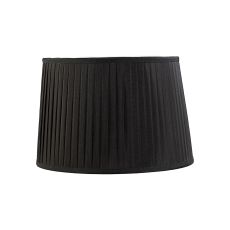 Stella Round Shade Black 350/400mm x 263mm