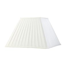 Leela Square Pleated Fabric Shade White 200/400mm x 275mm