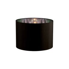 Duo Round Shade Small Black/Chrome 300mm x 220mm