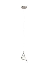Dali 12cm Pendant 1 Light G9, Polished Chrome
