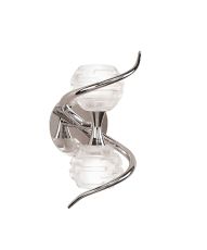 Dali Wall Lamp Switched 2 Light G9, Polished Chrome