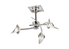 Flavia Semi Flush Round 3 Light G9, Polished Chrome