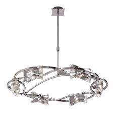 Kromo Telescopic 6 Light G9 Round, Polished Chrome