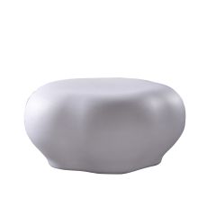 Huevo Stool 1 Light E27 Outdoor IP65, Opal White