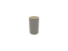 Serena Round Cylinder, 120 x 200mm Dual Faux Silk Fabric Shade, Taupe/Halo Gold