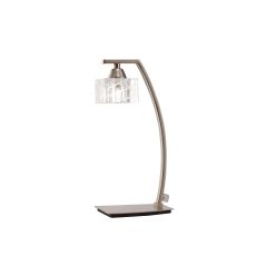 Zen Table Lamp 1 Light G9, Satin Nickel