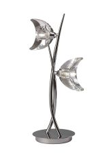 Eclipse Table Lamp 2 Light G9, Polished Chrome