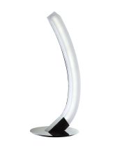 On Table Lamp Left 5W LED 3000K, 500lm, Polished Chrome/Frosted Acrylic, 3yrs Warranty