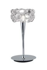 O2 Table Lamp 1 Light G9, Polished Chrome