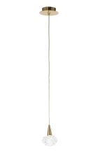 Maremagnum Pendant 1 Light G9, French Gold