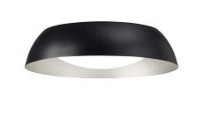 Argenta Flush Ceiling Small 18W LED 3000K, 1800lm, Matt Black/Silver/White Acrylic, 3yrs Warranty