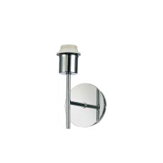 Carlton 1 Light Wall Lamp Without Shade, E27 Polished Chrome