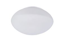 Opal Ceiling/Wall 1 Light E27, Polished Chrome/Frosted White Glass