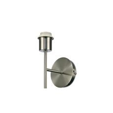 Carlton 1 Light Wall Lamp Without Shade, E27 Satin Nickel