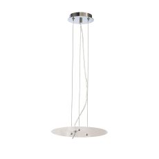 Nordica 20cm Pendant Kit 31CM, Polished Chrome/White Acrylic