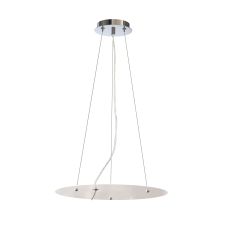 Sabina Pendant Kit 59CM, Polished Chrome/White Acrylic