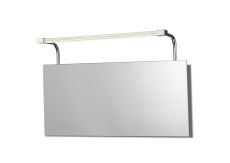 Sisley Wall Lamp 6W LED Chrome IP44 4000K, 420lm, Silver / Frosted Acrylic / Polished Chrome, 3yrs Warranty