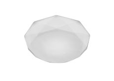 Diamante 39cm Flush Ceiling 21W LED 3000K,2100lm,White Acrylic,3yrs Warranty