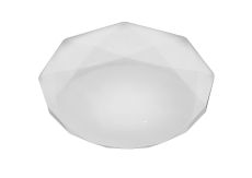 Diamante 52cm Flush Ceiling 30W LED 3000K,3000lm,White Acrylic,3yrs Warranty