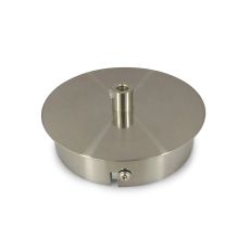 Dreifa Ceiling Box Satin Nickel, c/w Cable Grip, Earth Wire & 3 Pole Terminal Block